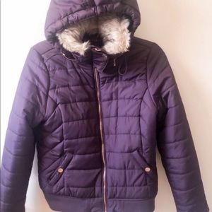 Aeropostle Purple Puffer Jacket